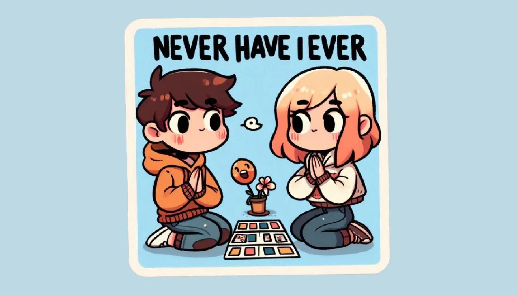 Cover Image for 50 Exciting 'Never Have I Ever' Questions for Couples